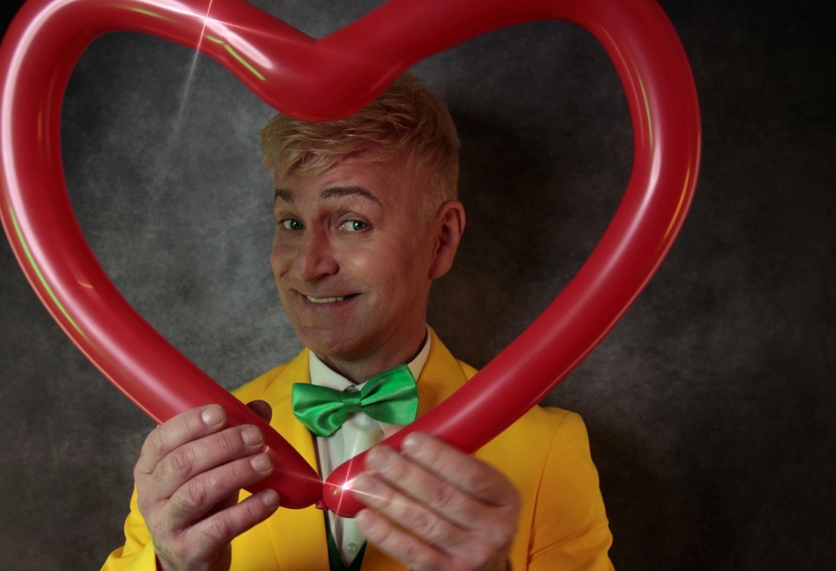 Herz aus Ballons als Ballonfigur